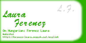 laura ferencz business card